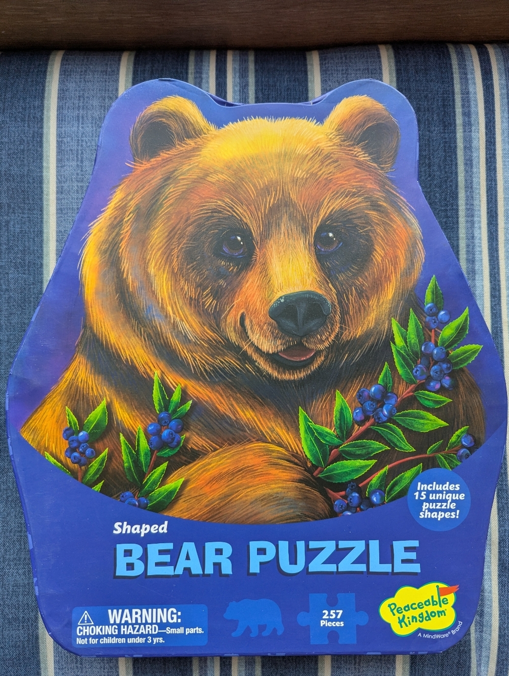 Shaped Bear Puzzle 257 Pc